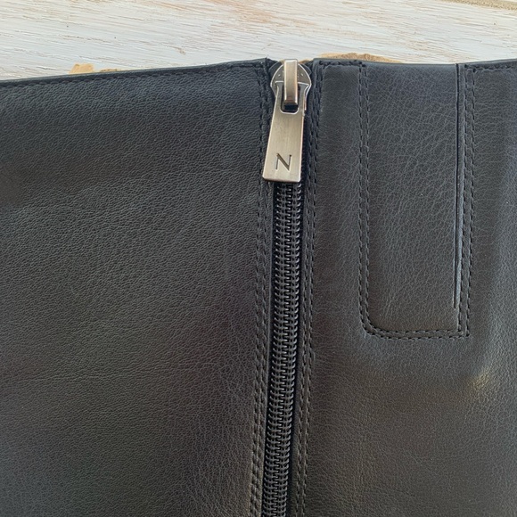 Naturalizer Black Carella Leather Wide-Calf Boot. Women's Size 8 - Picture 7 of 13